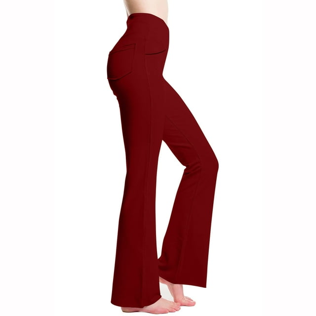 Holiday Deals 2023! itsun Women Flare Yoga Pants, Women Thicken Workout ...