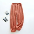 thumbnail image 1 of Abomasnow Toddlers Boys Girls Fleece Lined Pants Loose Fit High Waist Wide Leg Baggy Pants Fall Winter Plush Thick Warm Pants 2-13 Years, 1 of 6
