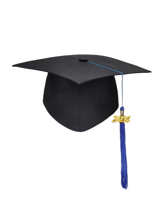PRETXORVE 2025 Graduation Cap for Adults or Kids Bachelor's Degree Hat with 2025 Year Tassel Fitting for Graduation Ceremony Party Photo Props