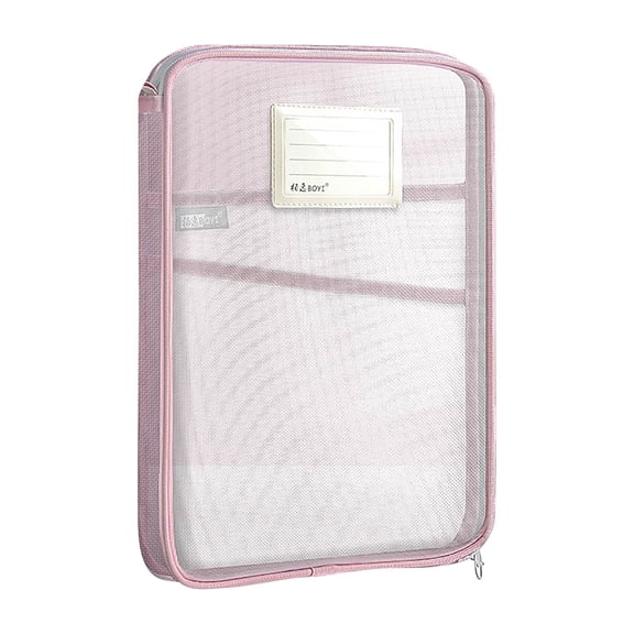 PRETXORVE Transparent Storage Bag Student A4 Book File Bag Mesh Classification Homework Storage Bag Transparent Handheld Exam Paper Tutoring Storage Bag