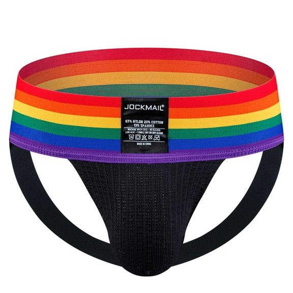 Ohufall Mens Underwear, Men Casual Fashion Patchwork Sexy Underwear Thong Buttock Lift Breathable Briefs