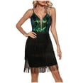 thumbnail image 1 of Ohufall Mini Dress for Women, Sequin Slip Dress Sparkly Glitter Party Club Long Skirt Wrap Evening formal Dress, Cocktail Dress for Women, 1 of 9