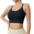 thumbnail image 1 of Ohufall Sports Bras for Women, Comfort Oman Bras With String Quick Dry Shockproof Running Fitness Underwear, 1 of 7