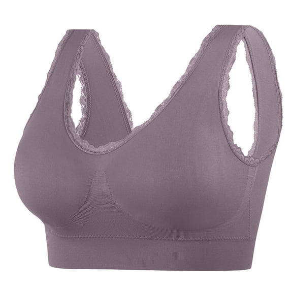 Ohufall Sports Bras for Women, Women Yoga Solid Sleeveless Cold Shoulder Casual Tanks Blouse Tops Intimates