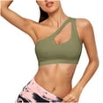 thumbnail image 1 of Ohufall Sports Bras for Women, Women's One-shoulder Sports Bra Fitness Yoga Quick-drying Shock-proof Vest Running Sports Bra, 1 of 5