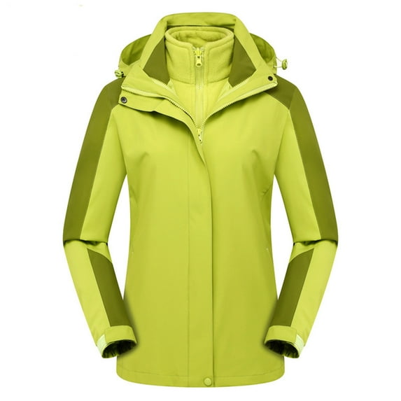 Holiday Deals! Borniu Trench Coats For Women Waterproof Rain Jacket Outdoor Hooded Raincoat Lightweight Windbreaker Trench Coat Clearance