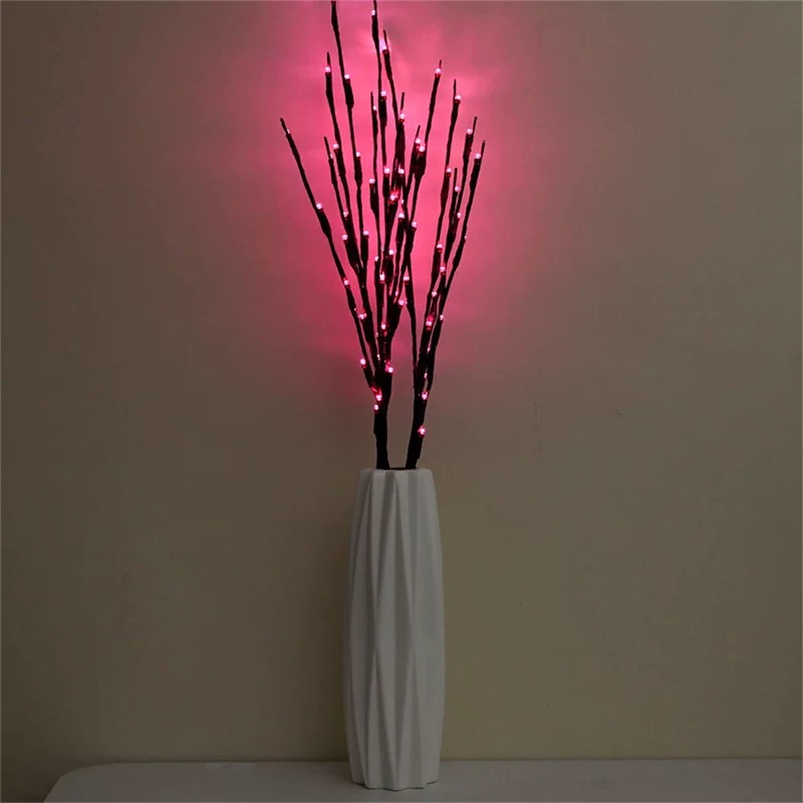 20 LED Willow Branch Fairy Lights - Christmas Home Decor, Indoor/Outdoor Garden Party Lights