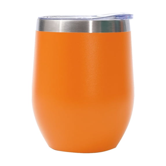 Holiday Deals! QTOCIO Water Bottles, 12oz Mug Double Layer Vacuum Small Beer Mug Mini U-Shape Stainless Steel Cups