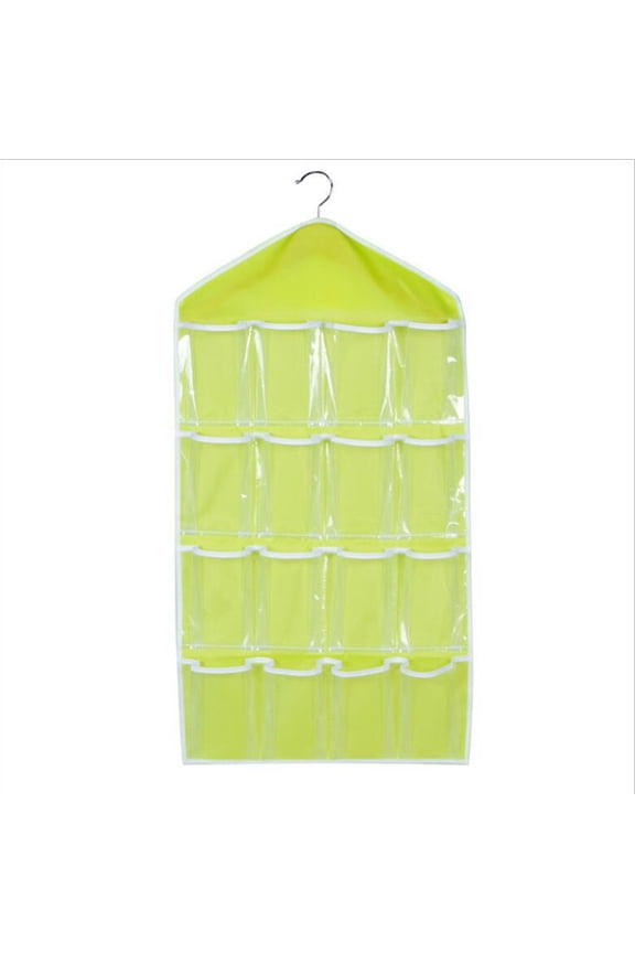 Closet Organizers and Storage, 1X 16 Pockets Door Hanging Bags Home Shoe Rack Hanger Storage Organizer for Underwear Bras