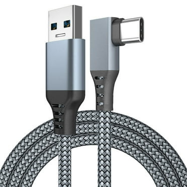 Holiday Deals Viflosae 5m/16FT USB3.0 To USB Type C 90 Degree Cable With 5Gbps Fast Data Transfer USB C Charging Cable For 1/2,VR Headset,Gaming PC Cheap Stuff Gifts Under 10 Dollar Items