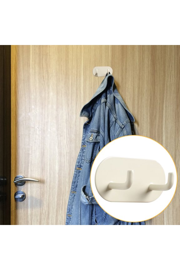 Hooks for Hanging Adhesive Hooks Coat Hooks,for Hanging Towels Robes Wall Hooks - Shower,Bedroom,Bathroom And Kitchen