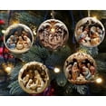 thumbnail image 1 of Holiday Deals Viflosae Nativity Christmas Ornament - Nativity Ornaments for Christmas Tree, Jesus Christmas Decorations Funny Xmas Ornaments, Nativity Scene Ornaments Hanging Decor for Wome, 1 of 4