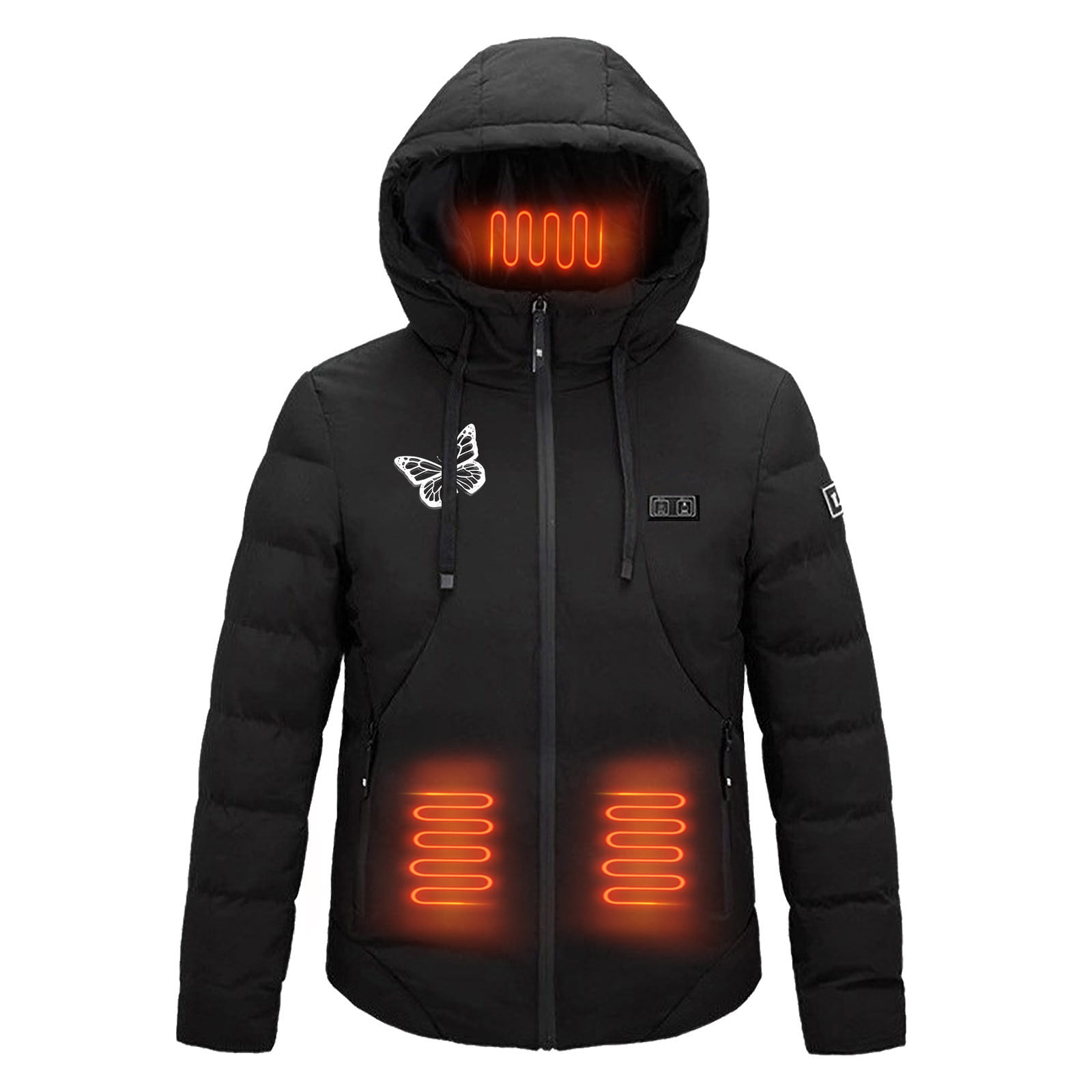 KEMIMOTO Heated Hoodie with Battery Pack,Winter Outdoor Electric
