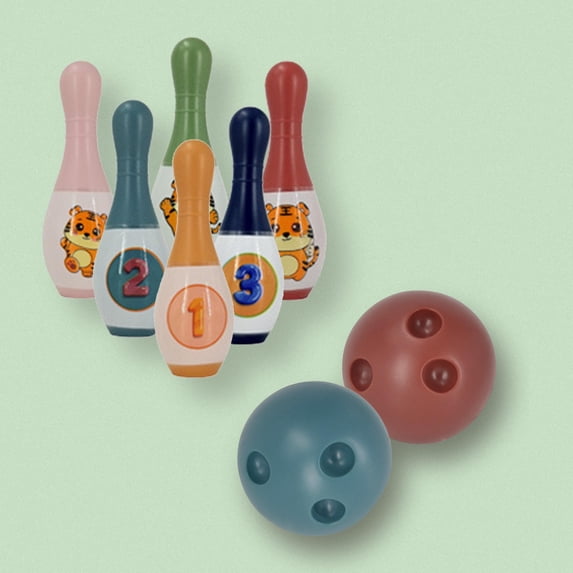 Holiday Deals karymi Children's Bowling Leisure Indoor Sports Games Children's Interactive Family Toys Gift Ideas Winter Savings Clearance
