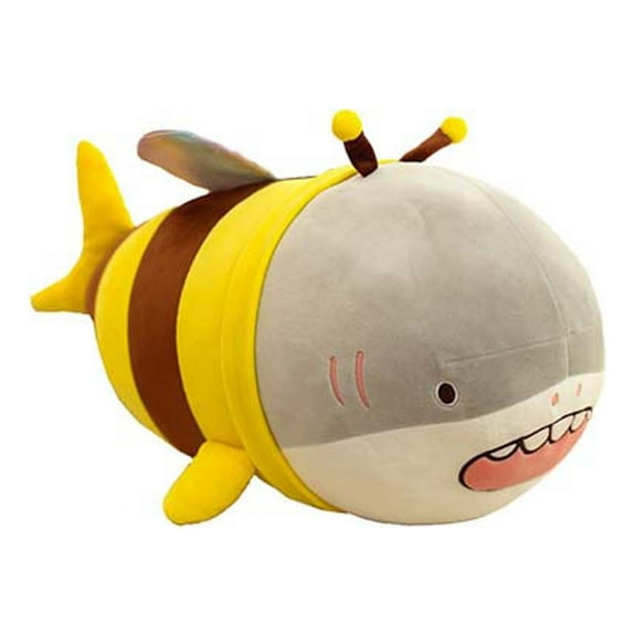 Holiday Deals karymi Cute Bee Stuffed Toy, Fuzzy Yellow Honeybee Plushie Doll Pillow Throw Pillow Soft Bee Pillow Toy Family Member Clearance Toys Hottest Deals The Big Save