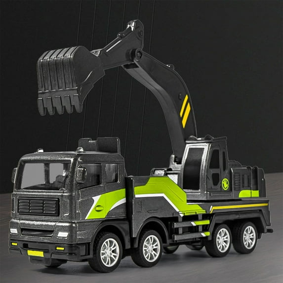 Holiday Deals karymi Diecast Metal Cement Truck Excavator Construction Vehicles Toy for Kids, Construction Truck Vehicle Car Toy for Boys and Girls Party Favors Hottest Deals Tailgating
