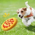 thumbnail image 1 of Holiday Deals karymi Dog Toys Dog Gnawing Sound Toy Funny Toys Simulation Pizza Called Interactive Toys Training Tear Resistance Fake Food Pet Grinding Toy Toys for Ages 5-7 Today Deals, 1 of 6