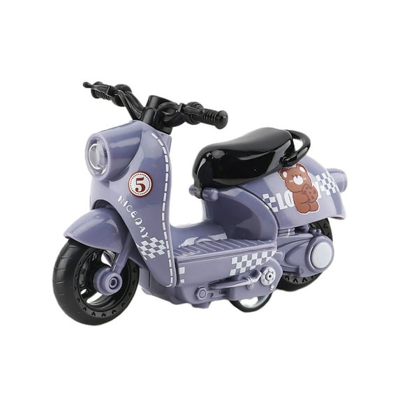Holiday Deals karymi Pull Back Motorcycle Toy for Boys Rechargeable Friction Powered Rides On Car with Moving Parts Non Slip Wheels and Flip Up Seat Toys Age 6-8 Holiday Deals Wholesale