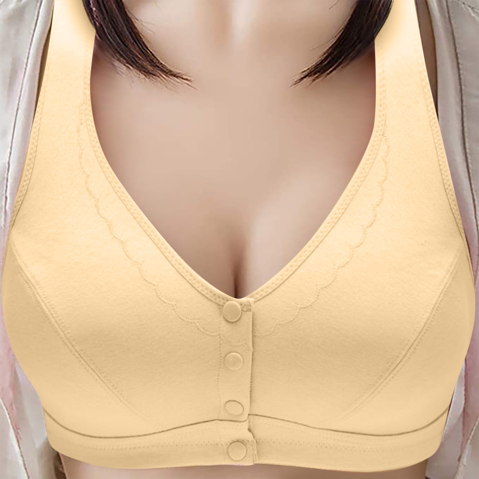 Holiday Deals yievot Bras for Women Fashion Sexy Bra Without Steel Rings  Sexy Vest Lingerie Underwear Comfort Wireless Bra On Clearance 