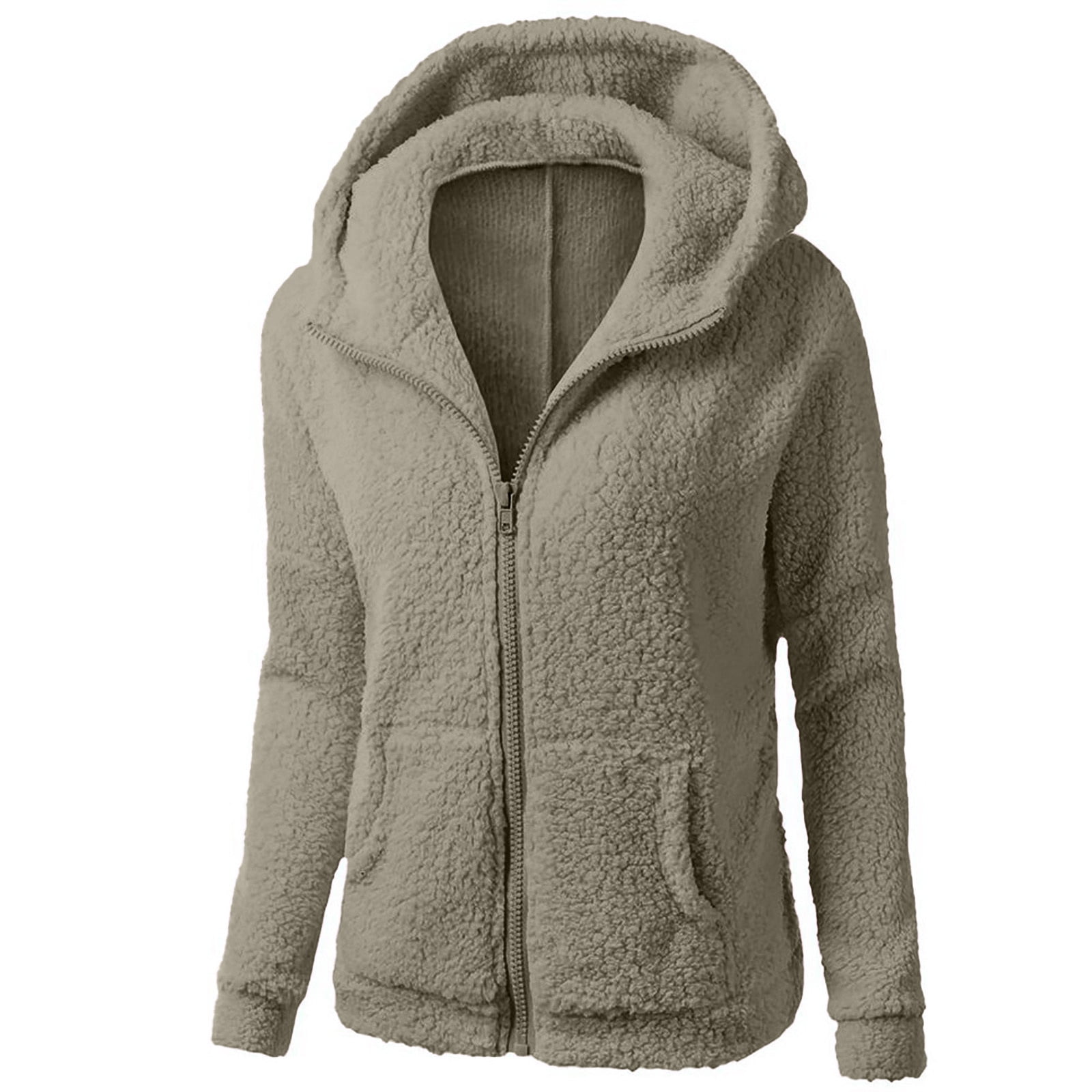 yievot Womens Sherpa Fleece Lined Hoodie Jackets Zip Up Warm