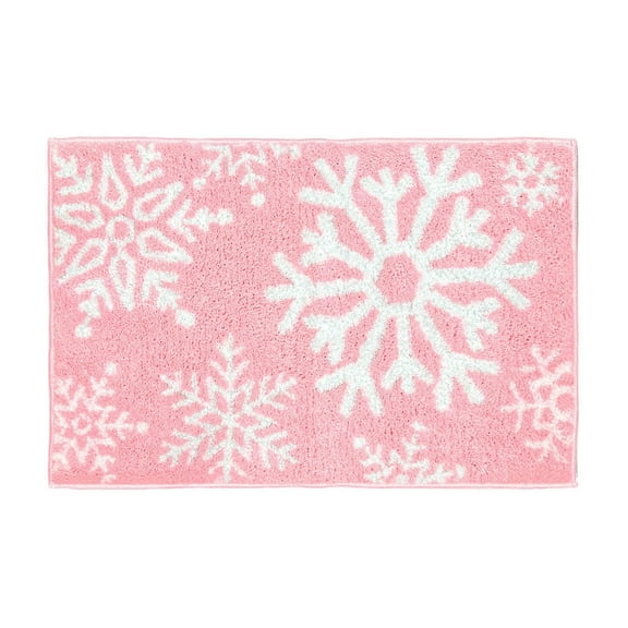 Holiday Decor,Christmas Door Cover,Welcome Matt Outdoor,Holiday Doormat,Santa Rug,Pink Christmas Welcome Mat,Christmas Floor Mat,Christmas Front Door Mat,Seasonal Decor,Holiday Decorations,36×24 in
