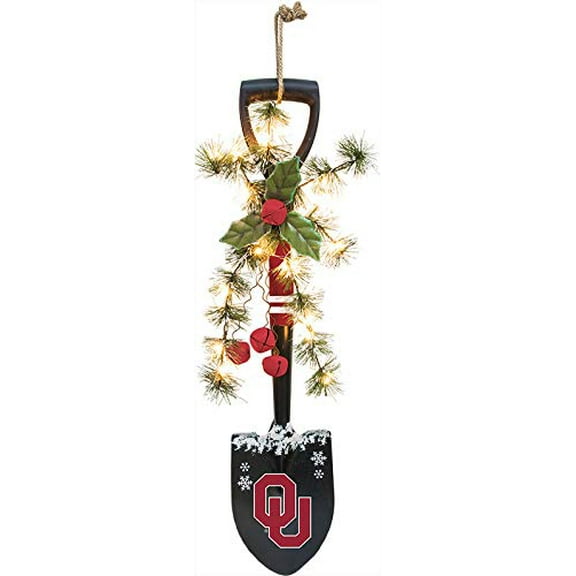Holiday Decor Mini Shovel Lighted University of Oklahoma Sooners Garland
