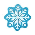 thumbnail image 1 of 1PC 16x16inch Winter Snowflake Bathroom Rug Snowflake Bath Mat NonSlip Washable Rugs Christmas Decorative Doormat for Home Xmas Kitchen Decor Holiday Decorations, 1 of 6