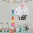 thumbnail image 1 of Colorful Ice Cream Cake Pinata for Birthday Parties,Surprise Candy Party Pinata - Fun & Interactive Party Decoration with Stick, 1 of 10