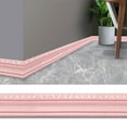 thumbnail image 1 of Holiday Decorations Christmas Indoor New Self Adhesive Flexible Foam Molded Adhesive Decorative Wall Molding Line Baseboard Wallpaper Border Wall Sticker for Living Room, B, 1 of 3