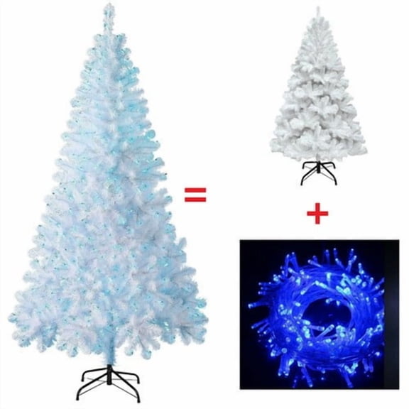 Christmas Decor Christmas Tree Decorations Christmas Tree Christmas Gift Christmas Exchange Gifts 4ft 5ft 6ft 7ft Artificial Pine Christmas Tree with Lights LED Outdoor Holiday