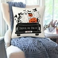 Holiday Decorations Home Party Sofa Cushion Cover Bat Pumpkin Pillow