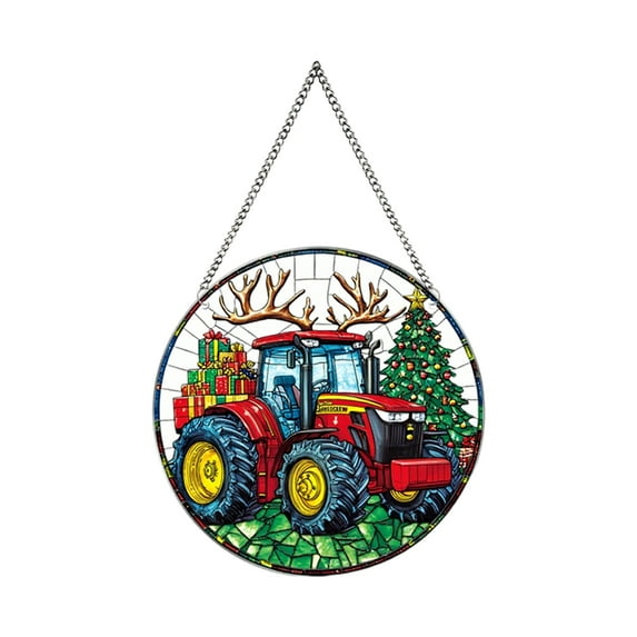 Holiday Decorative Wreath with Ornaments Artificial Pine Branches and Bow Hanging Christmas Door Decoration for Home Office Parties