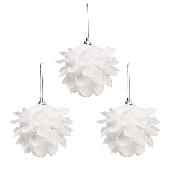 Holiday Discounts Bigersell Christmas Decorations Tree Balls New Pack Of 3 Christmas Glitter Foam Balls Christmas Tree Decoration Christmas Balls 8cm A