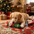 thumbnail image 1 of Holiday Dog Toy, Squeaky Plush Chew Gift for Small Medium Dogs, G, 1 of 6