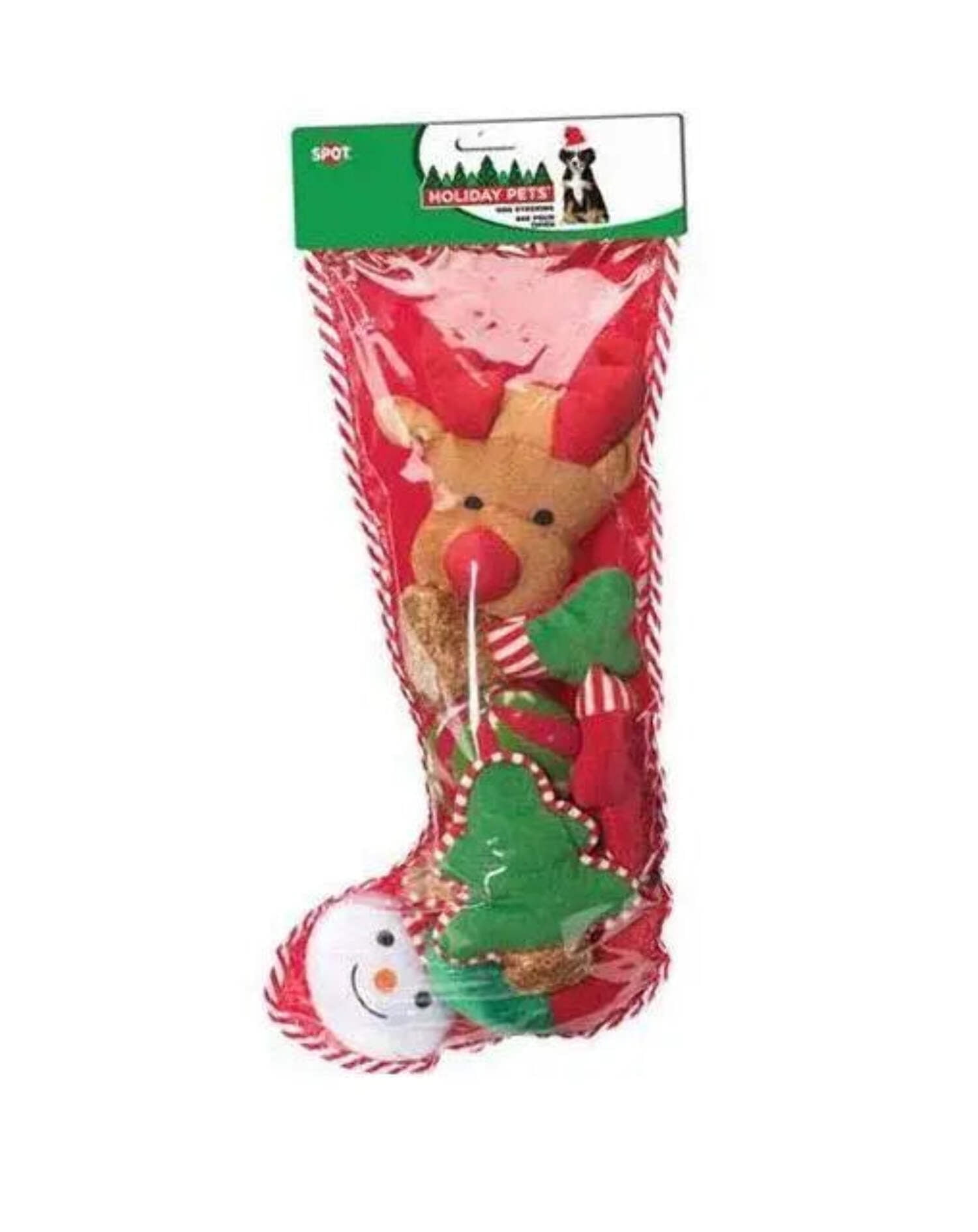 Holiday Dog Toy Stocking Extra Large