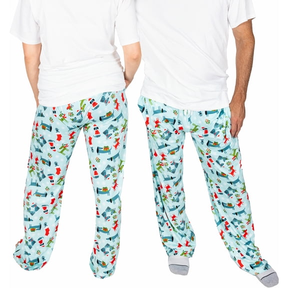 Pavilion Gift Company - Holiday Dogs - Small Unisex Lounge Pants