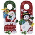 thumbnail image 1 of Holiday Door Hangers Felt & Sequin Kit, 1 of 6