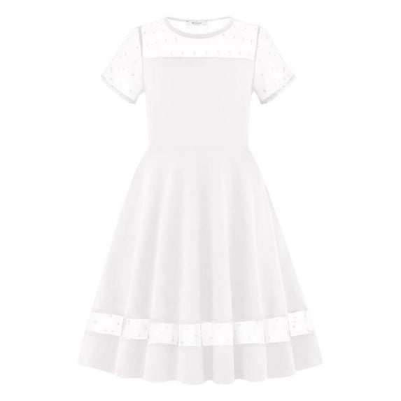 Holiday Dress Casual Birthday Dress Girls Tween Girls Flower Girl Dress 11-12 Years