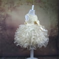thumbnail image 1 of Holiday Dress Cute Birthday Girl Dress Baby Puffy Dress 0-6 Months, 1 of 4