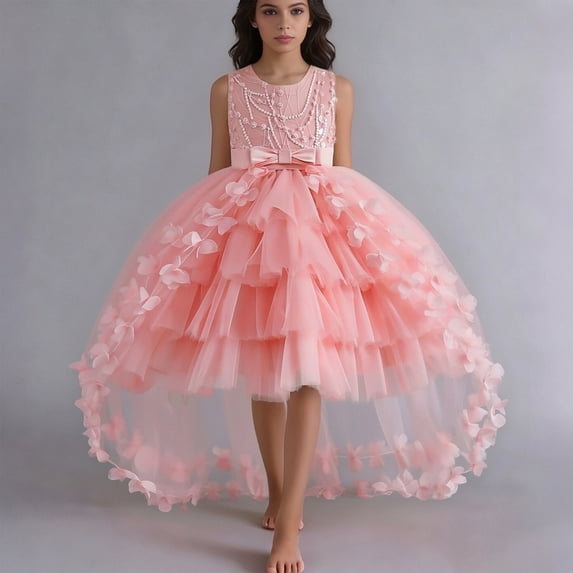 Holiday Dress Summer Birthday Girl Dress Toddler Girls' Special Occasion Dresses 2T