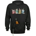 thumbnail image 1 of Holiday Drinks Christmas Beer Holder Tailgate Hoodie Sweatshirt Unisex Large Black, 1 of 4