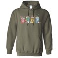 thumbnail image 1 of Holiday Drinks Christmas Hoodie Sweatshirt Unisex X-Large Military Green, 1 of 5