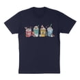 thumbnail image 1 of Holiday Drinks Christmas Shirt Unisex X-Large Navy, 1 of 5