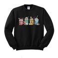 thumbnail image 1 of Holiday Drinks Christmas Sweatshirt Unisex 2X-Large Black, 1 of 5