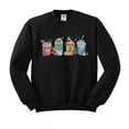 thumbnail image 1 of Holiday Drinks Christmas Sweatshirt Unisex Large Black, 1 of 5