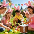 thumbnail image 1 of Holiday Easter Bunny Basket for Kids, Portable Fabric Storage Bucket for Candy and Snacks, Foldable Rabbit Tote with Handles for Easter Egg Hunt, Party Gifts, Daily Toy Storage, 1 of 6