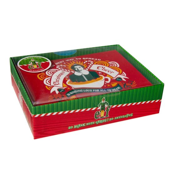 Holiday Elf Blank Boxed Note Cards, (Hardcover)