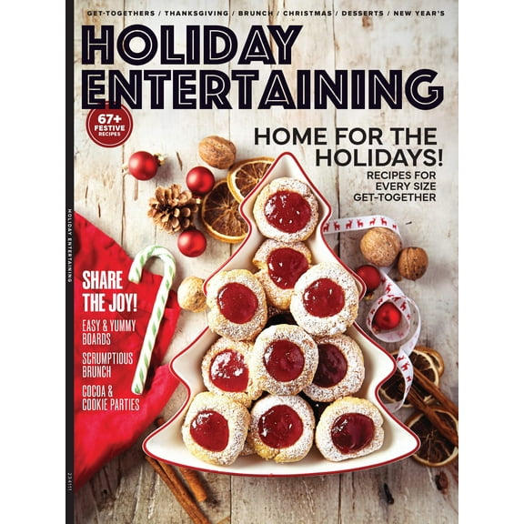 Holiday Entertaining - 67+ Festive Recipes: Thanksgiving, Christmas, New Year's, Menu Planning, Tabletop Decor, Hosting Tips, Timing Plans, Cookie Parties, Brunch, Doughnut Trees Cinnamon Rolls!