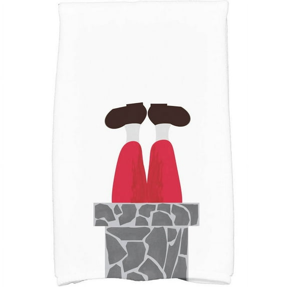 Holiday Essence Away He Goes Geometric Print Kitchen Towel