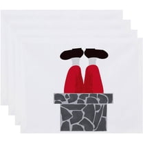 Holiday Essence Away He Goes Geometric Print Placemat